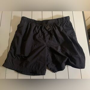 Urban outfitters buckle shorts large black 5.5in inseam